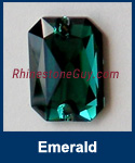 Swarovski Emerald Cut Emerald 3252